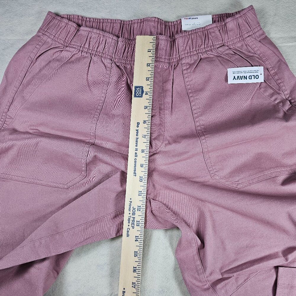NEW Old Navy Rose Pink Comfort Waistband Ankle Pants Women's – Size Large - Picture 7 of 8